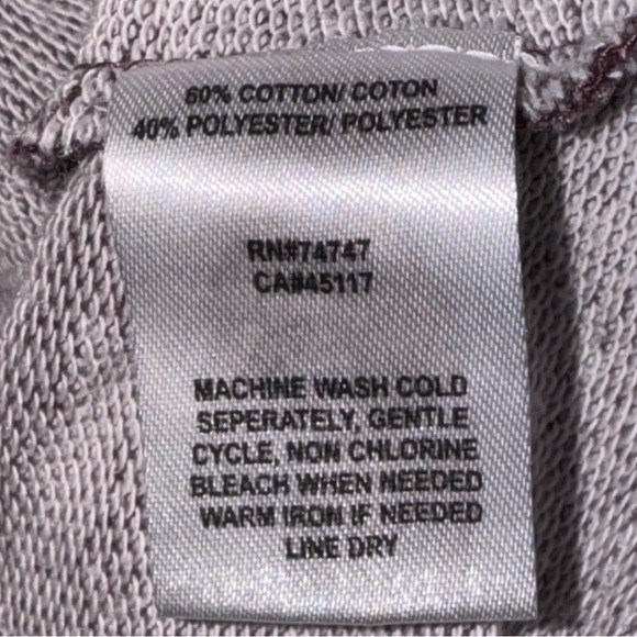 Natural reflections, cowl neck sweatshirt top. Ribbed sleeve/bottom comfy💜 - Picture 7 of 7